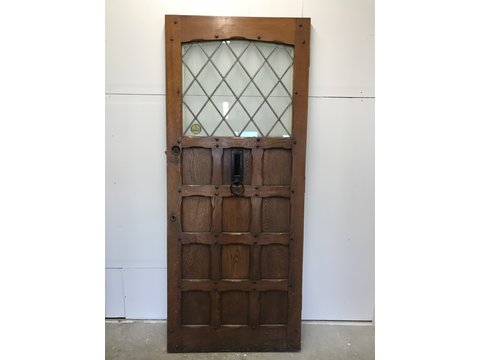 Reclaimed oak front door fd1008