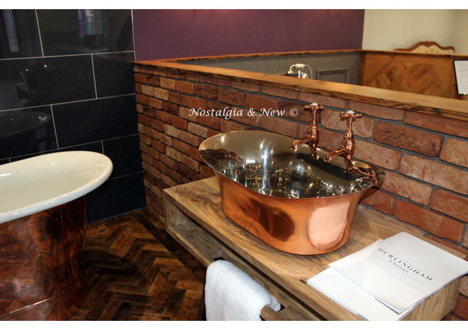 Copper Bateau Sink