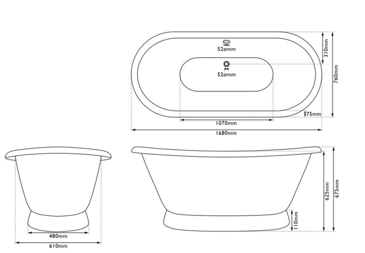 cast iron bath