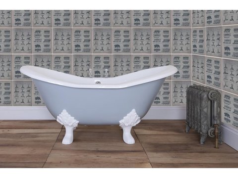 Banburgh small high double slipper bath