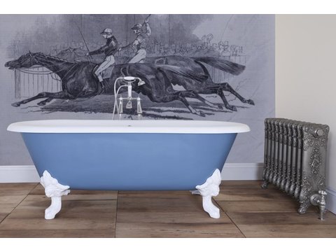 Cartmel Double Ended Roll Top Cast Iron Bath