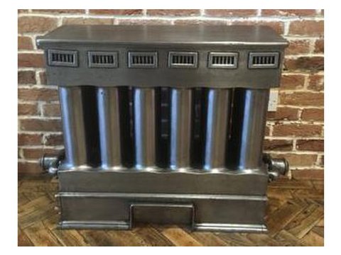 Beautiful Bespoke Reclaimed Polished  Radiator