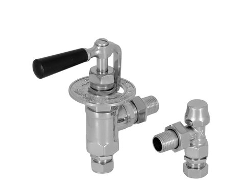 Chrome Throttle Manual Radiator Valves