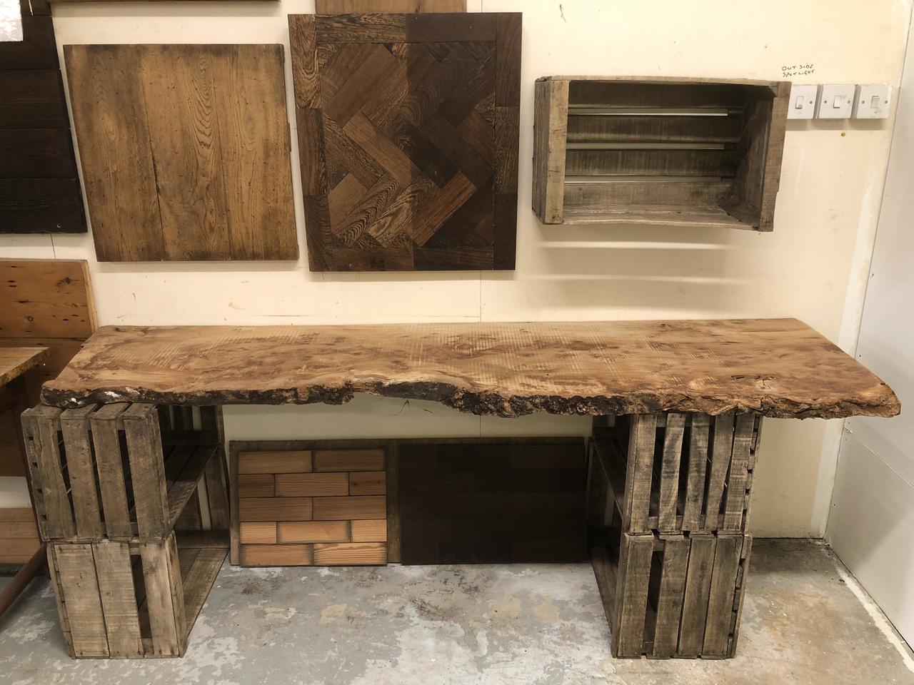 Tree Slice Oak Slab Table Top Nostalgia and New