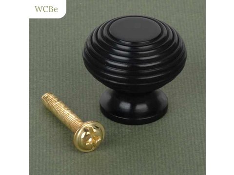 Ebony cupboard knobs