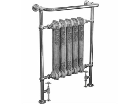 Wilford towel rail chrome finish