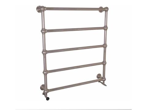 Carron Large Colossus 5 Bar Nickel Wall Mounted Towel Rail