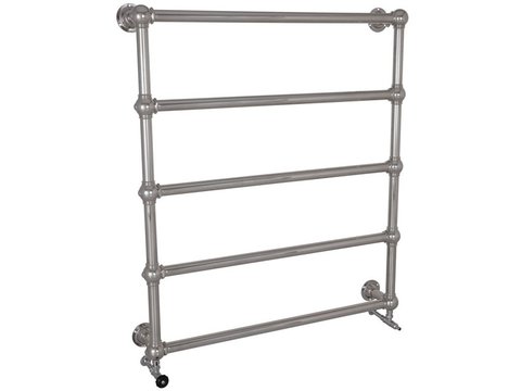 Colossus 5 Bar Chrome Wall Mounted Towel Rail