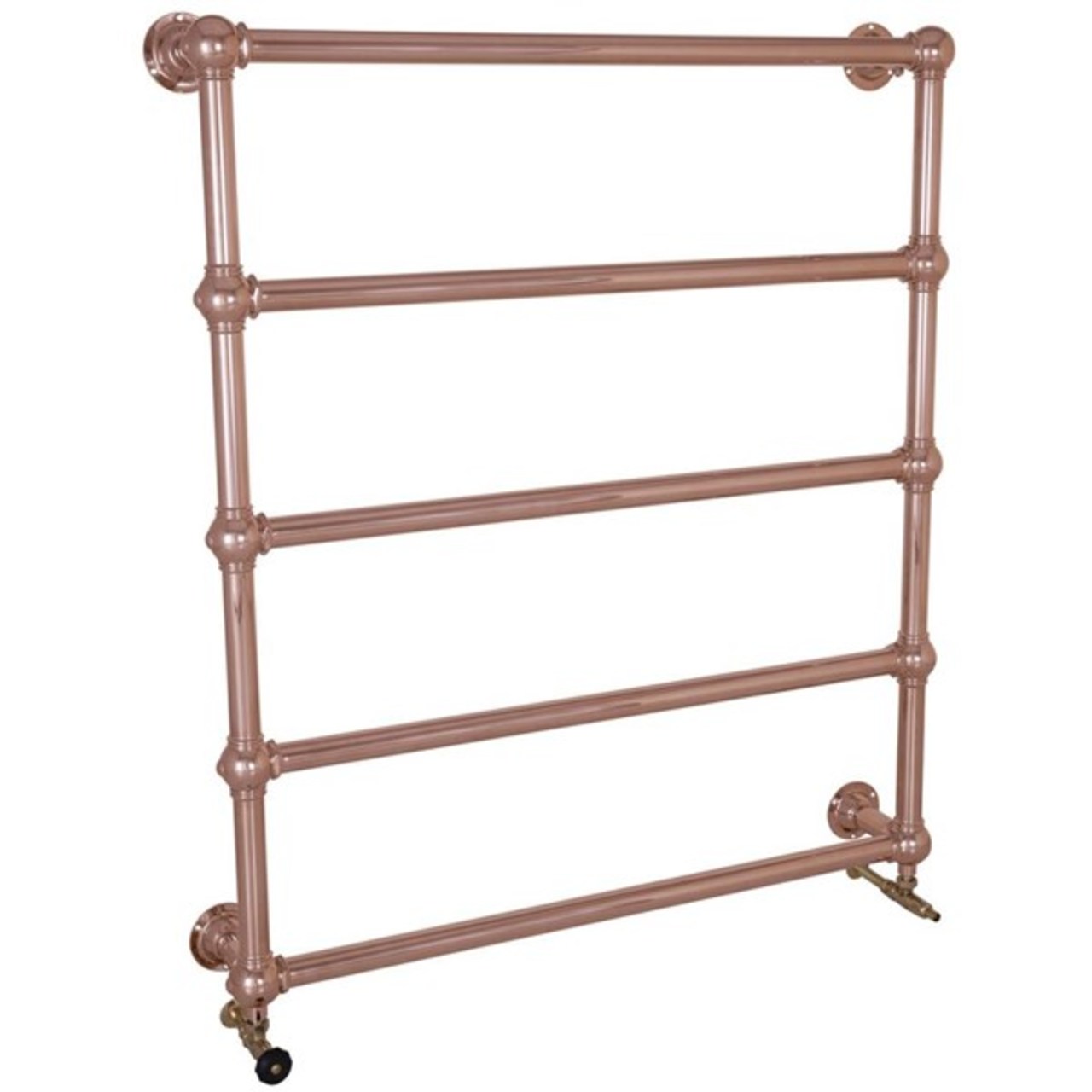 Colossus 5 Bar Copper Wall Mounted Dual Fuel Towel Rail Towel rails