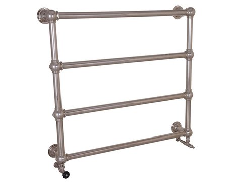 Colossus 4 Bar Nickel Wall Mounted Towel Rail