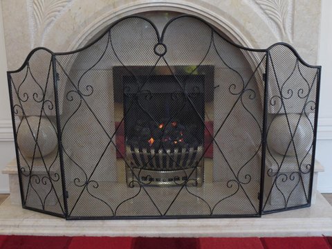 Ornate Fire Screen SN: 2358