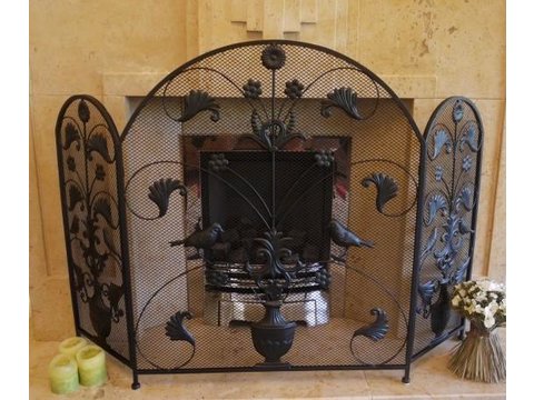 Ornate Fire Screen SN: 2725