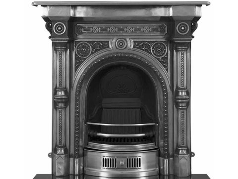 Tweed cast iron fireplace polish finish