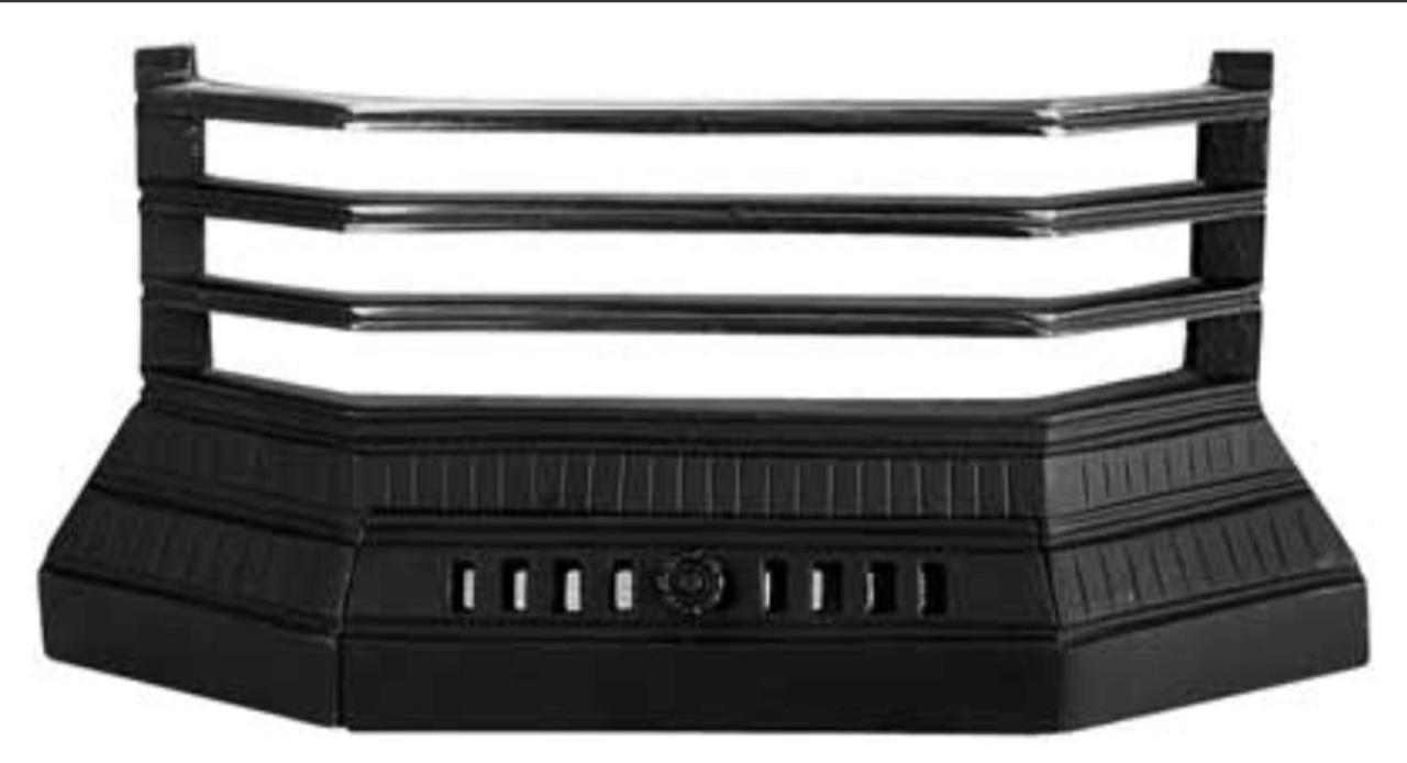 21'' Victorian Cast Iron Fire Front Bars