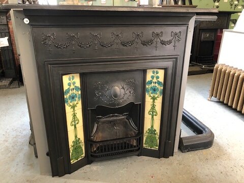 original Art Nouveau fire FP124 .