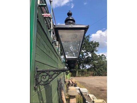 Reclaimed lantern with bracket