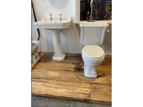 Art Deco Style Sink and Toilet Set