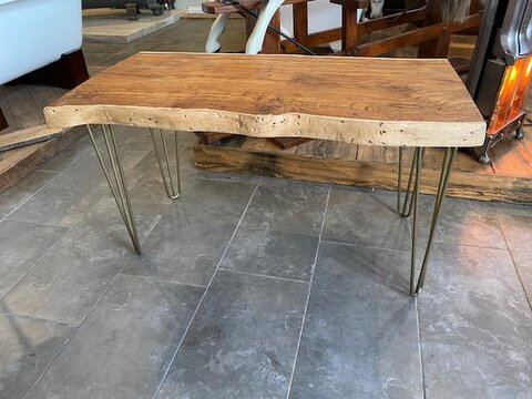 Hand made Yew, Elm, Oak tables