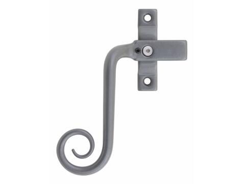 Curl Casement Fastener L/H Locking Armor Coat Satin Steel