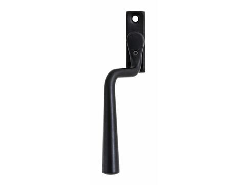 Padstow Cranked Espagnolette Window Handle Locking L/H Armor Coat Flat Black