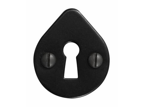 Escutcheon Oval Uncovered Armor Coat Flat Black