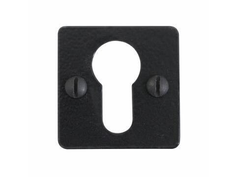 Euro Escutcheon Square Armor Coat Flat Black