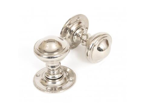 Polished Nickel Brockworth Mortice Knob Set