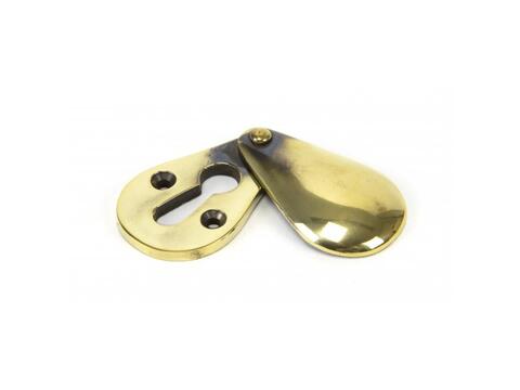 Aged Brass Plain Escutcheon