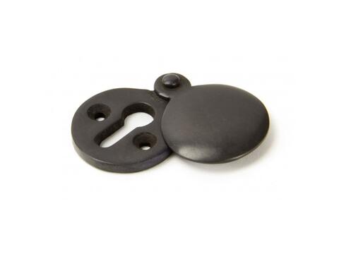 Aged Bronze Round 30mm Escutcheon