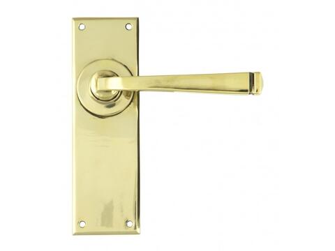 Aged Brass Avon Lever Latch Set