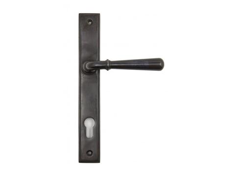 Aged Bronze Newbury Slimline Lever Espag. Lock Set