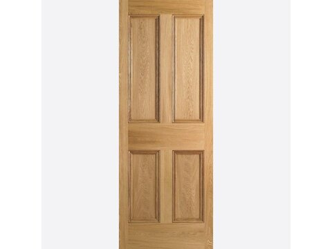 Victorian Style Oak Four Panel Door