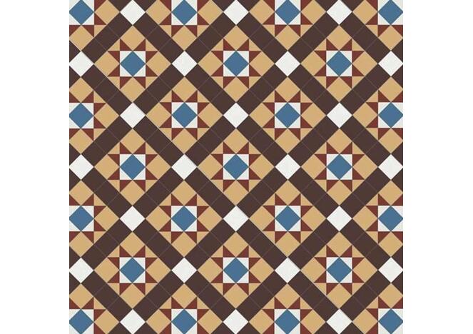 Carron I - , Brown, White & Dark Red, Cognac & Blue