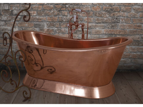 Copper Bateau Bath