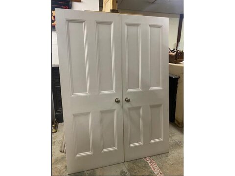 PAIR OF ORIGINAL VICTORIAN DOUBLE DOORS RD2611