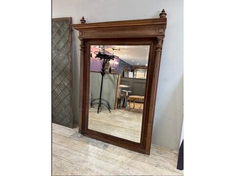 Early 19th Century large mahogany  mirror M234