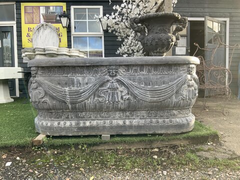 NOW SOLD A hand carved marble bath MB2410