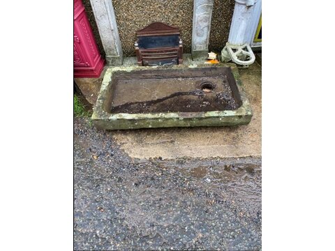 A original York Stone sink around 150-200 years old