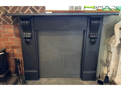 SOLD.     original period slate fire surround fs2402