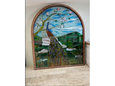 NOW SOLD A truly stunning stained glass window SG126