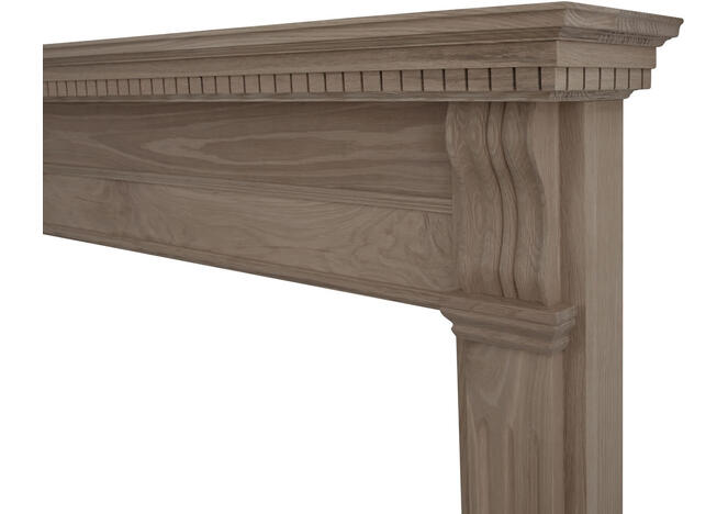 Unwaxed Solid Oak (Wide Opening)