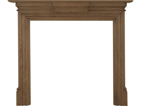 Grand Wooden Fireplace Surround