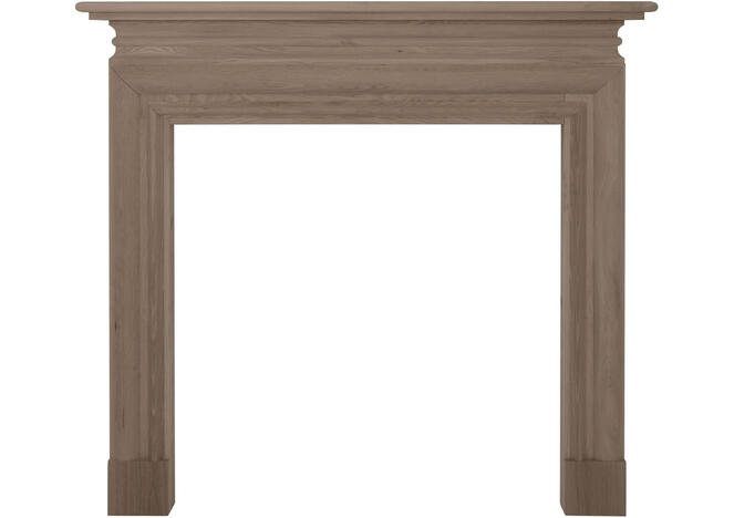 Unwaxed Solid Oak (Wide Opening)