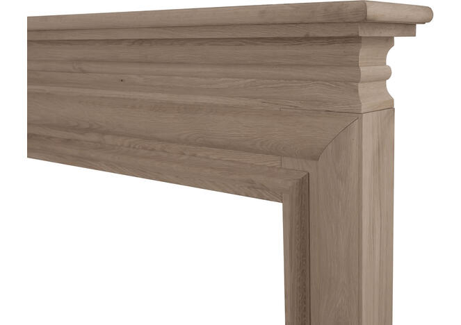 Unwaxed Solid Oak (Wide Opening)