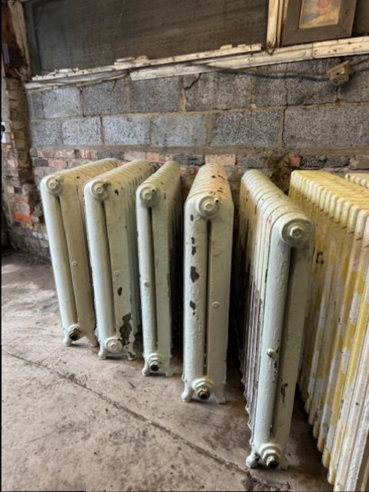 A large stock of original, cast iron period radiators available ...