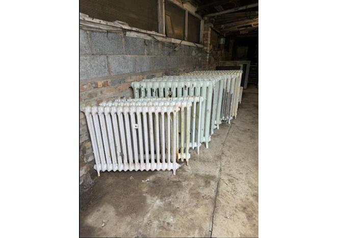 A large stock of original, cast iron period radiators available ...