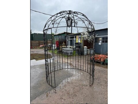A beautiful and decorative wrought iron gazebo g225