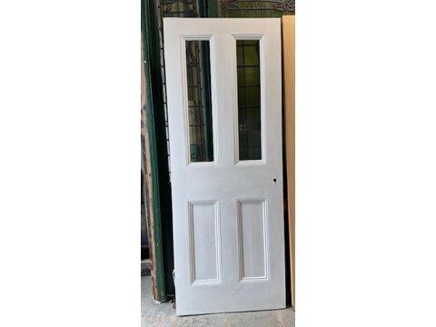 A glazed period four panel door ID0606