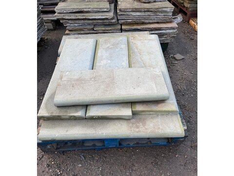 Bull Nose Yorkstone Steps