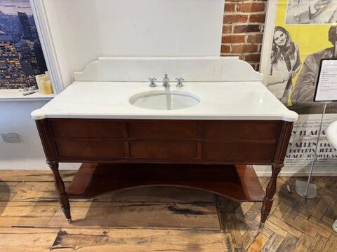 NOW SOLD A wonderful single vanity sink